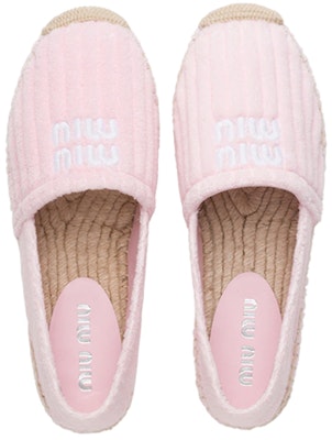 (W) ミュウミュウ ピンク テリークロス エスパドリーユ 5S711D_3LKN_F0E18_F_025 Shop (W) ミュウミュウ ピンク テリークロス エスパドリーユ 5S711D_3LKN_F0E18_F_025