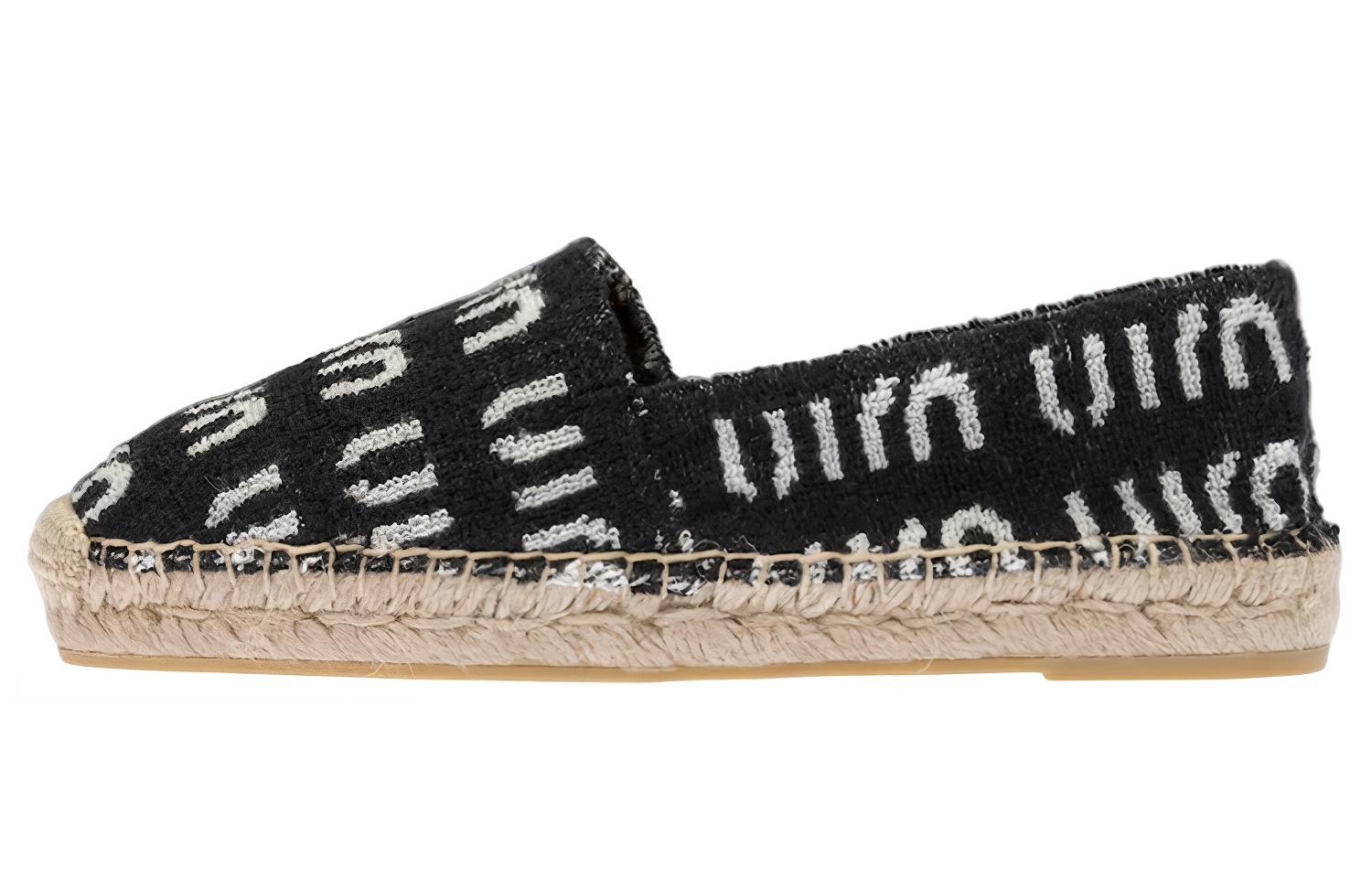 Buy (W) Espadrilles Plates MIU MIU ''Noir'' 5S746D_I6E_F0TRO_F_025