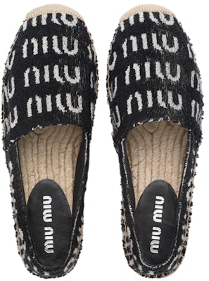 (W) MIU MIU Kasut Espadrille 'Hitam' 5S746D_I6E_F0TRO_F_025 Shop (W) MIU MIU Kasut Espadrille 'Hitam' 5S746D_I6E_F0TRO_F_025