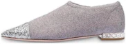 Buy (W) MIU MIU Stoffen Platte Sneakers ''Zilver'' 5S394C_3KTU_F0VCV