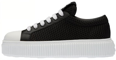 (Women) MIU MIU Fabric Mesh Platform Sneaker 'Black Fashion' 5E726D_77T_F0002_F_005 (Women) MIU MIU Fabric Mesh Platform Sneaker 'Black Fashion' 5E726D_77T_F0002_F_005