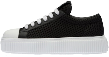 (Women) MIU MIU Fabric Mesh Platform Sneaker 'Black Fashion' 5E726D_77T_F0002_F_005 (Women) MIU MIU Fabric Mesh Platform Sneaker 'Black Fashion' 5E726D_77T_F0002_F_005