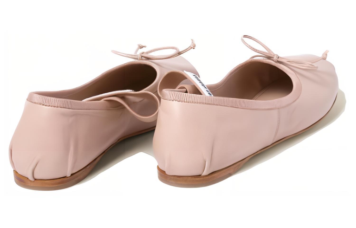 (W) MIU MIU Flat 'Mordoré Logo Embroidery Pink' 圖 2