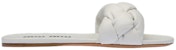 (W) 미우미우 플랫 램스킨 슬라이드 (화이트) 5XX487_LYB_F0009_F_005