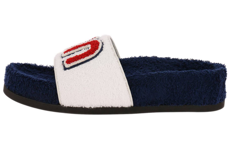 (Women) MIU MIU Flat Sandals 'White Open-Toe Fashion' 5XX296_H39_F0009