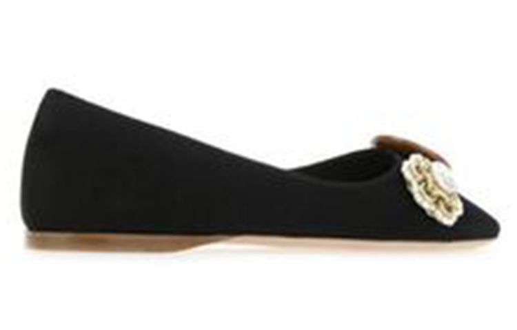 Lookbook (W) Zapatillas Planas MIU MIU 'Piedra Preciosa Negra' 5F142D_M00_F53I5_F_002