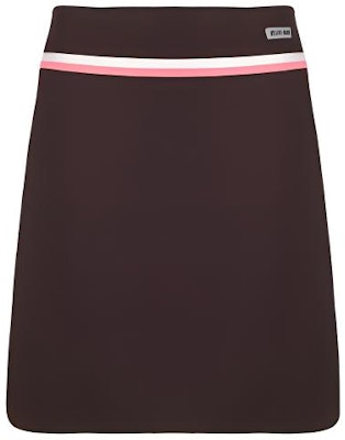 (W) MIU MIU 高腰A字裙 棕色条纹标志补丁 FW21款。 MG1583-1YPW-F0986 Buy (W) MIU MIU 高腰A字裙 棕色条纹标志补丁 FW21款。 MG1583-1YPW-F0986