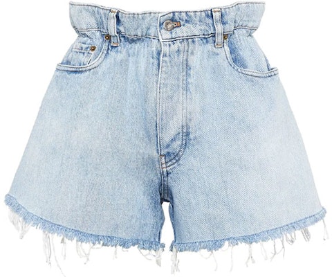 (Women) MIU MIU FW21 High-Waisted Denim Shorts Blue 5 Pocket Design. GWP300-1SXP-F0013 Order (Women) MIU MIU FW21 High-Waisted Denim Shorts Blue 5 Pocket Design. GWP300-1SXP-F0013