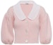 Buy (W) Kardigan Rajut Lengan Panjang Butang MIU MIU FW21 Pink. MMF487-1Y4L-F0E18