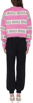 (Women) MIU MIU FW21 Red Mohair Printed Pullover Sweater. MML482-1ZAP-F0029 Shop (Women) MIU MIU FW21 Red Mohair Printed Pullover Sweater. MML482-1ZAP-F0029