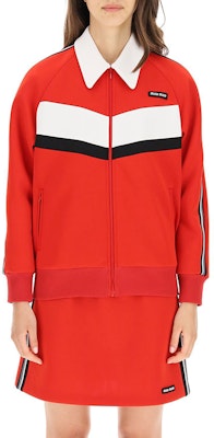 (W) 미우미우 FW21 지퍼업 카라 롱슬리브 자켓 레드 MJL756-1Z16-F0011 Lookbook (W) 미우미우 FW21 지퍼업 카라 롱슬리브 자켓 레드 MJL756-1Z16-F0011