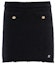 Buy (W) MIU MIU FW22 黑色高腰纽扣迷你裙。 MMG410-1191-F0002