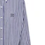 Details for (Women) MIU MIU FW22 Blue Striped Logo Button-Up Long Sleeve Shirt. MK1708-11O0-F0008