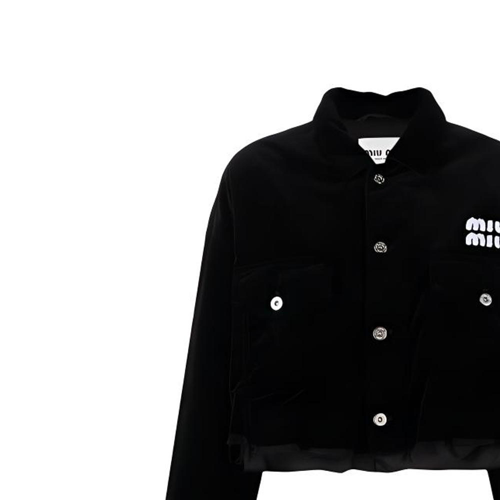 Sizing (W) MIU MIU FW22 黑色長袖紐扣外套 ML878-1Z36-F0002