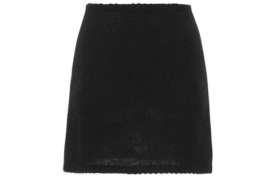 Lookbook (W) MIU MIU FW22 纯色短裙 黑色 MG1746-2E37-F0002