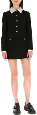 (W) MIU MIU FW22 纯色短裙 黑色 MG1746-2E37-F0002 Shop (W) MIU MIU FW22 纯色短裙 黑色 MG1746-2E37-F0002