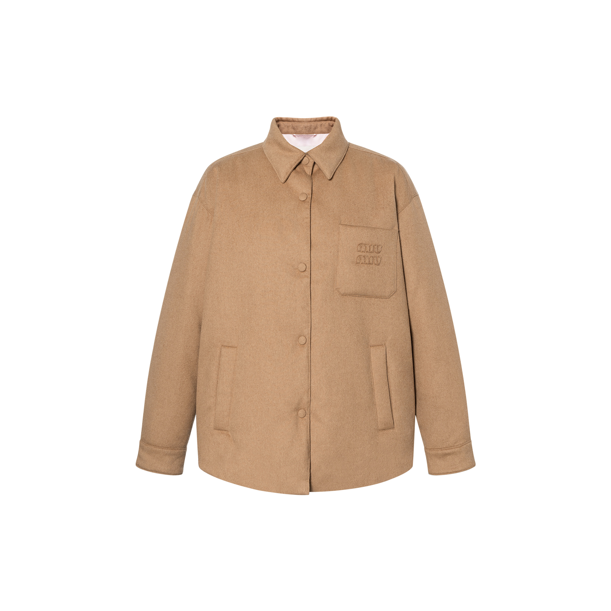 (Women) Miu Miu FW22 Brown Single-Breasted Long-Sleeve Jacket ML855-11GM-F0040