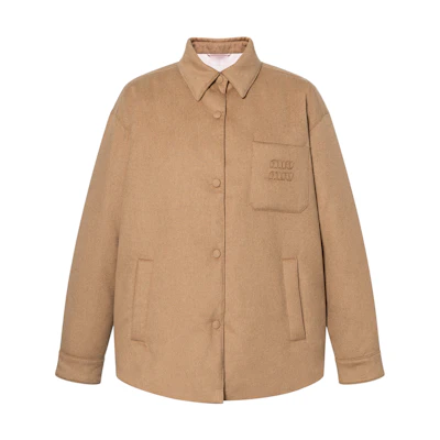 (Women) Miu Miu FW22 Brown Single-Breasted Long-Sleeve Jacket ML855-11GM-F0040