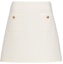 Buy (W) MIU MIU Rok Mini High-Waisted Pocket FW22 Warna Putih Gading. MG1765-10RL-F0304