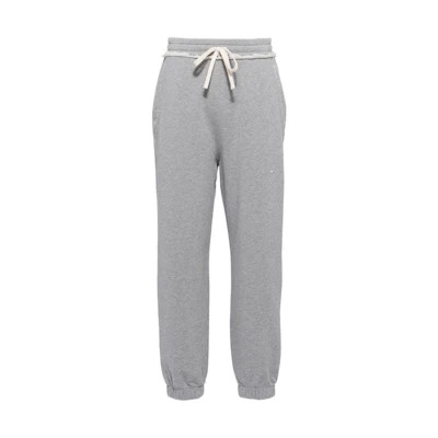 (Women) MIU MIU FW22 Logo Jogger Pants Women’s Grey MJP283-12Y0-F0031-S-231