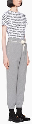 (Women) MIU MIU FW22 Logo Jogger Pants Women’s Grey MJP283-12Y0-F0031-S-231 Purchase (Women) MIU MIU FW22 Logo Jogger Pants Women’s Grey MJP283-12Y0-F0031-S-231