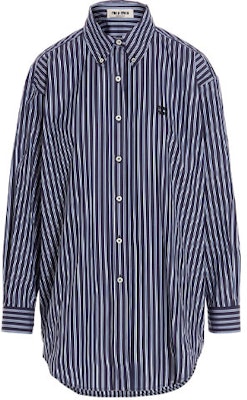 (W) MIU MIU Baju Pelindung Matahari Biru Bergaris Lengan Panjang Wanita FW22 MK1626-11O0-F0008 Buy (W) MIU MIU Baju Pelindung Matahari Biru Bergaris Lengan Panjang Wanita FW22 MK1626-11O0-F0008