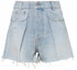 Buy (Women) MIU MIU FW22 Washed Denim Shorts with Side Pockets Women’s Blue GWP439-11D8-F0076