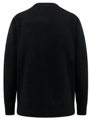 (W) MIU MIU FW23 黑色刺绣标志宽松毛衣 MML808-13K1-F0002 Lookbook (W) MIU MIU FW23 黑色刺绣标志宽松毛衣 MML808-13K1-F0002