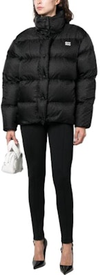 (Women) MIU MIU FW23 Black Logo Print Long Sleeve Jacket ML9671-3FO-F0002 Lookbook (Women) MIU MIU FW23 Black Logo Print Long Sleeve Jacket ML9671-3FO-F0002