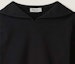 Sizing (Women) MIU MIU FW23 Black Navy Collar Long Sleeve Casual Sweatshirt. MJL962-13FV-F0002-S-232