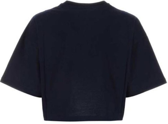 (W) MIU MIU FW23 Kaos Crop Lengan Pendek Hitam Wanita MJN385-1YXT-F0008 Lookbook (W) MIU MIU FW23 Kaos Crop Lengan Pendek Hitam Wanita MJN385-1YXT-F0008