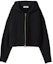 Buy (Women) MIU MIU FW23 Black Solid Zip-Up Hoodie Jacket. MJL954-13FV-F0002-S-232