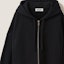 Sizing (Women) MIU MIU FW23 Black Solid Zip-Up Hoodie Jacket. MJL954-13FV-F0002-S-232
