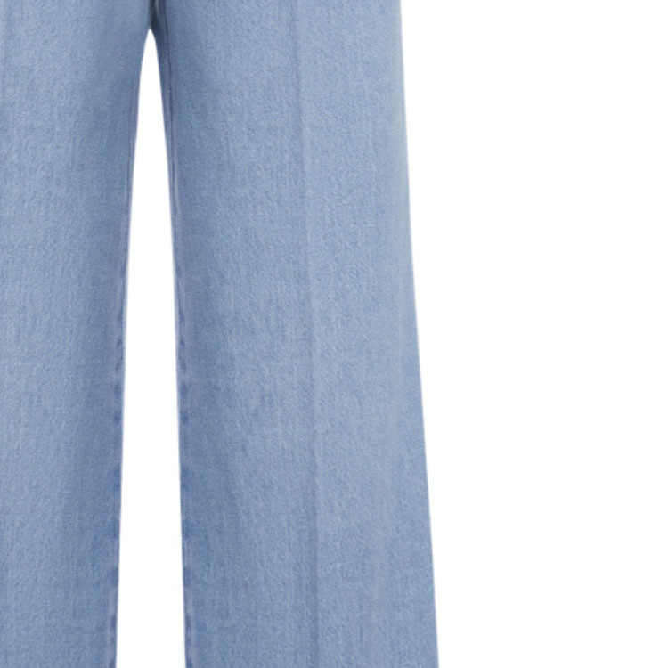 Details for (W) MIU MIU FW23 Jeans Denim Biru Lurus dengan Resleting dan Kantong Samping. GWP473-131k-F0013-S-232