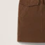 Details for (Women) MIU MIU FW23 Cocoa Brown Embroidered Logo Casual Straight Skirt. MG2105-13SI-F0324-S-232