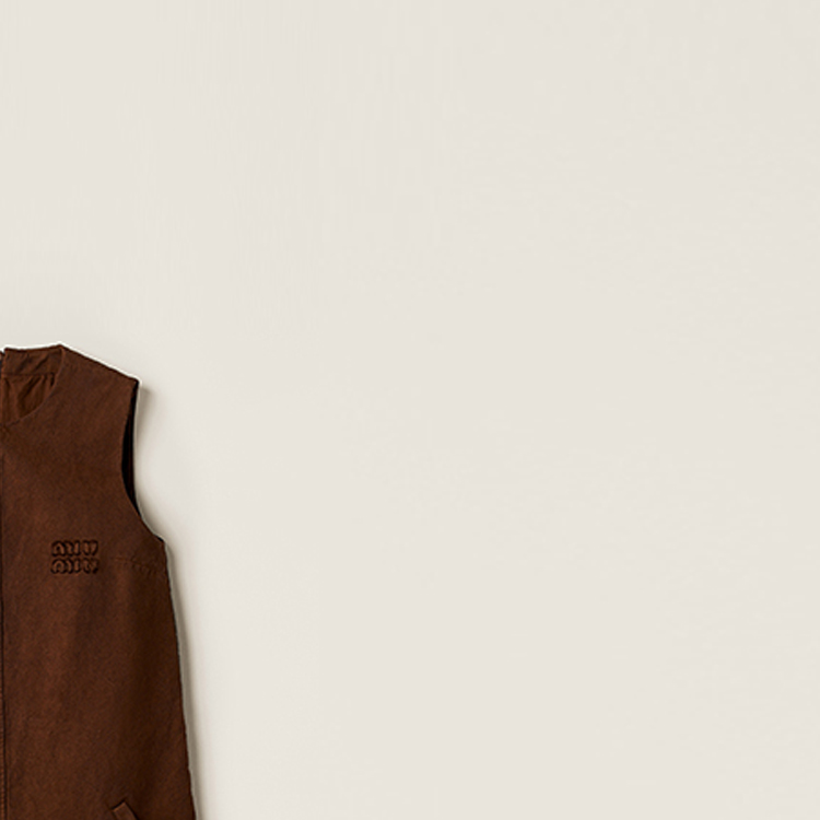 Details for (W) MIU MIU FW23 可可棕无袖短连衣裙 MF5146-13SI-F0324-S-232