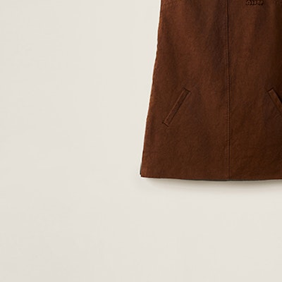 (W) MIU MIU FW23 可可棕无袖短连衣裙 MF5146-13SI-F0324-S-232 Sizing (W) MIU MIU FW23 可可棕无袖短连衣裙 MF5146-13SI-F0324-S-232