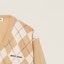 Sizing (W) MIU MIU FW23拼色菱形针织毛衣-驼棕色. MML826-13MN-F0040-S-232