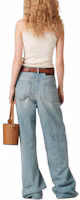 Shop (Women) MIU MIU FW23 Embroidered Logo Knit Vest in Off-White. MJT682-14AS-F0HAT-S-OOO