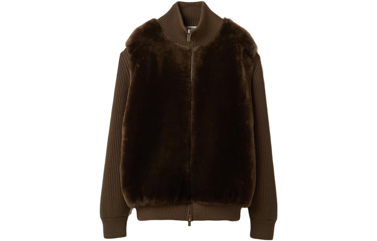 (Women) MIU MIU FW23  Forest Green Knit Sweater with Logo Patch. MMF786-13S0-F0342-S-232 圖 2