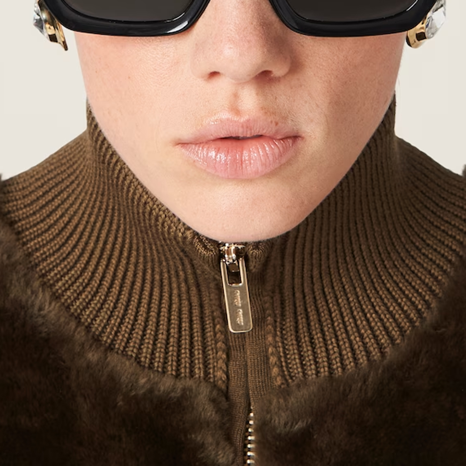 (Women) MIU MIU FW23  Forest Green Knit Sweater with Logo Patch. MMF786-13S0-F0342-S-232 圖 6