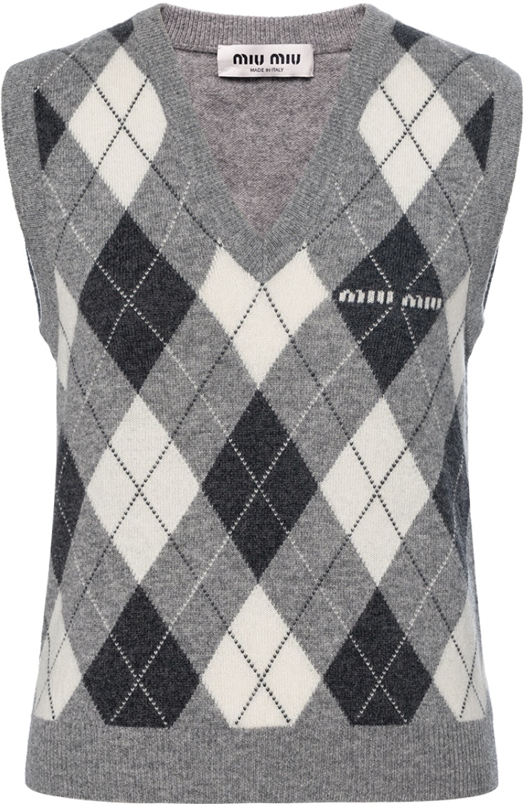 women-miu-miu-fw-23-grey-plaid-v-neck-knit-pullover-vest-mmv-106-13-k7-f0-k44-s-232