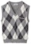 Order (W) MIU MIU 2023秋冬灰色格纹V领针织马甲。 MMV106-13K7-F0K44-S-232