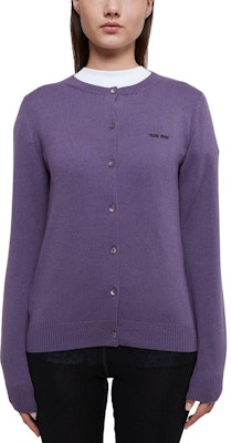 (W) MIU MIU FW23 Kardigan Rajut Bersulam Huruf Lengan Panjang. MMF787-13S1-F0203 Buy (W) MIU MIU FW23 Kardigan Rajut Bersulam Huruf Lengan Panjang. MMF787-13S1-F0203