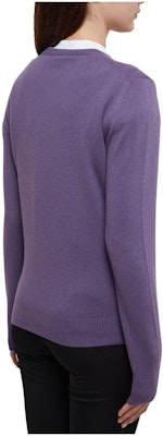 (W) MIU MIU FW23 Kardigan Rajut Bersulam Huruf Lengan Panjang. MMF787-13S1-F0203 Lookbook (W) MIU MIU FW23 Kardigan Rajut Bersulam Huruf Lengan Panjang. MMF787-13S1-F0203