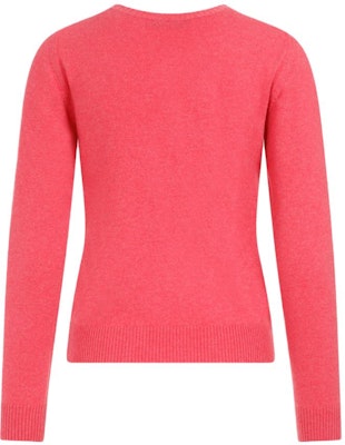 (W) MIU MIU FW23 Kardigan Rajut Bersulam Huruf Lengan Panjang. MMF787-13S1-F0203 1