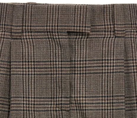 (Women) MIU MIU FW23 Plaid Embroidered Shorts in Dark Brown. MG2071-13JL-F063M-S-232 Purchase (Women) MIU MIU FW23 Plaid Embroidered Shorts in Dark Brown. MG2071-13JL-F063M-S-232