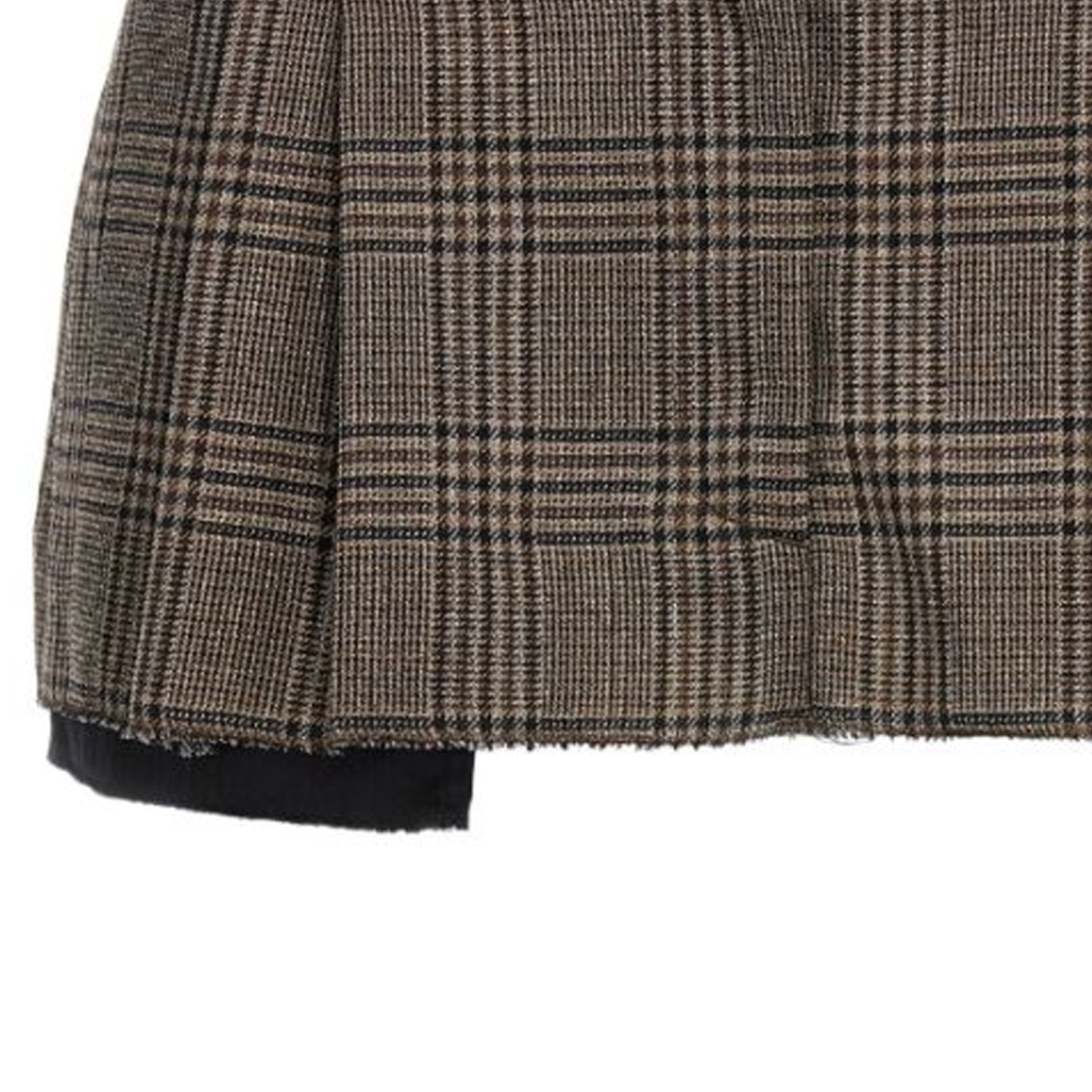 Details for (W) MIU MIU FW23 Shorts Plaid Bordados en Marrón Oscuro. MG2071-13JL-F063M-S-232