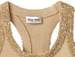 Details for (W) MIU MIU FW23 Tank Top Berpailet Kelipan Pendek - Krim MMV155-13Q1-F0061-S-OOO