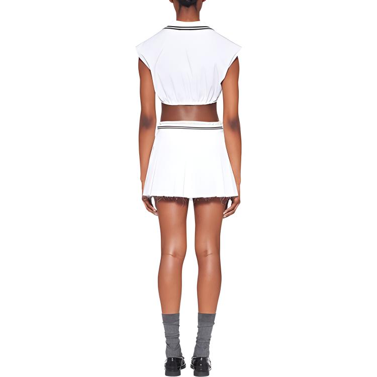 Shop (W) MIU MIU FW23 シャツ ホワイト MT1886-10RG-F0009-S-232